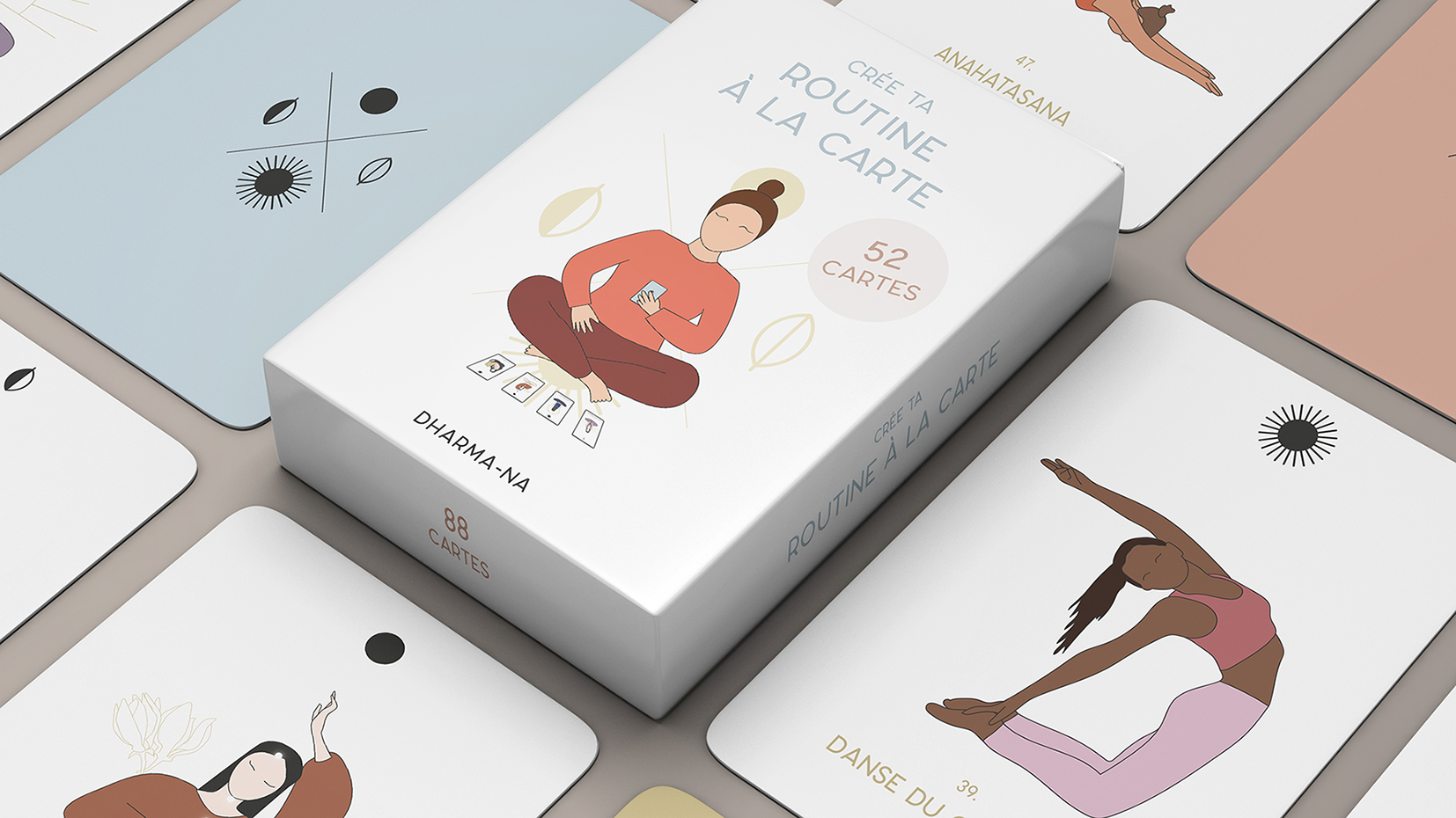 Jeu de cartes dharma-na, oracle de développement personnel